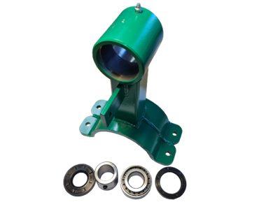 Lejehus 6" komplet 25-30HK u/spændebånd <br><br>